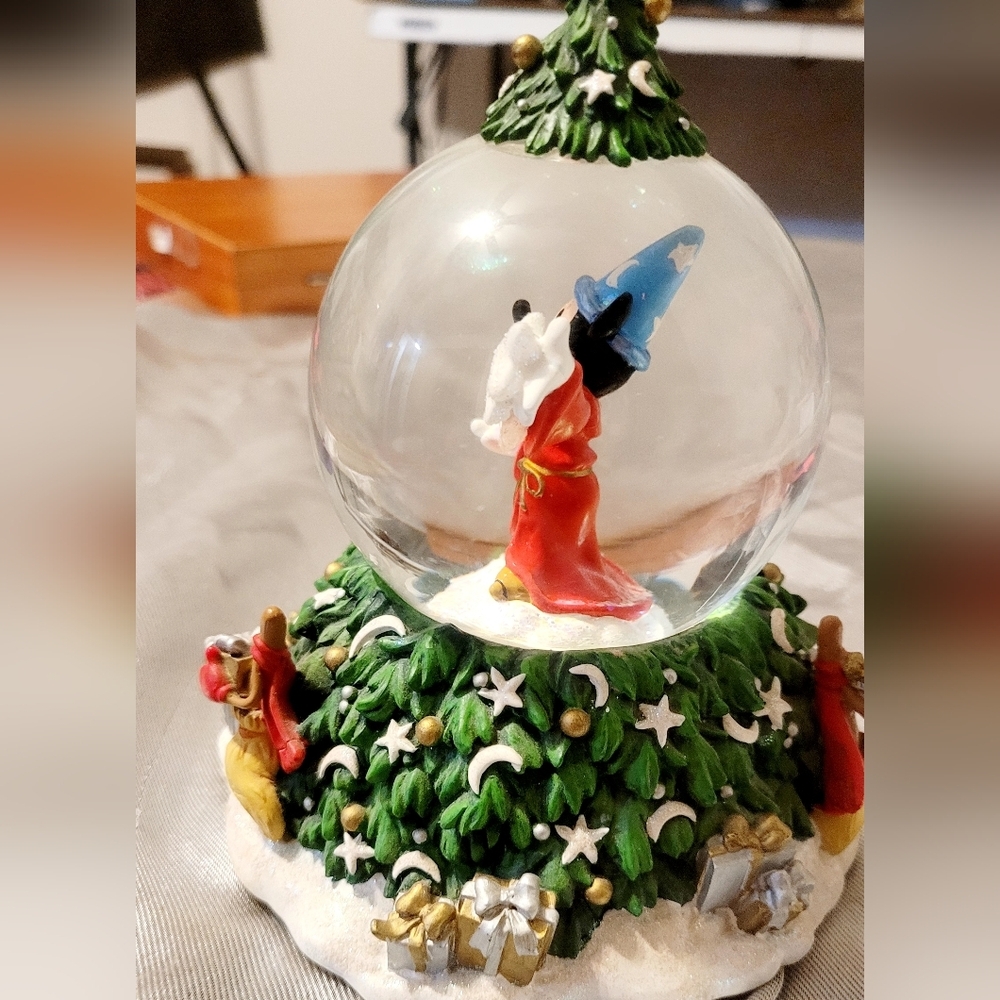 Disney Sorcerer Mickey Holiday Snow Globe - Picture 6 of 8